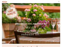 Tablet Screenshot of montafonerhof.com